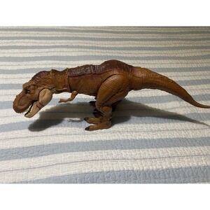 Jurassic World 2017 Tyrannosaurus T-Rex w/ Battle Damage Dinosaur Toy 19" Long